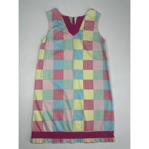 Vineyard Vines Girl's Sz: 14 Bright Whale Shift Dress Preppy Costal (b61)